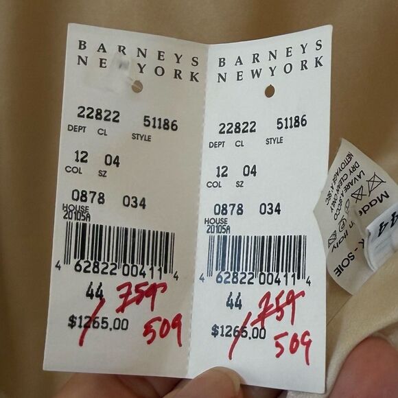 Haute Silk Cream Bomber Jacket with Ruffle Sleeves 4 NWT - Picture 16 of 16